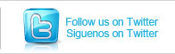 Follow us on Twitter Siguenos en Twitter